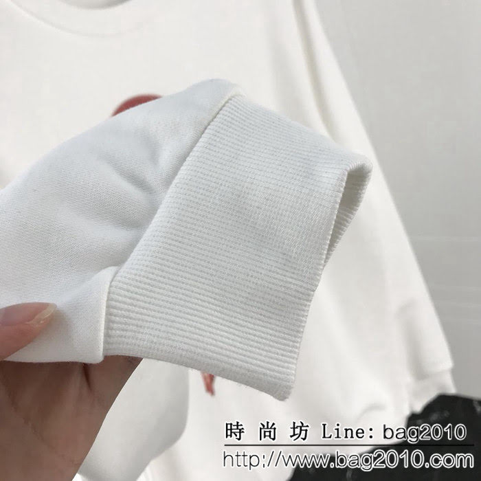 LV路易威登 X SuP聯名款 18秋冬新款 太陽花趣味公仔印花 純棉加絨衛衣 情侶款 ydi1535